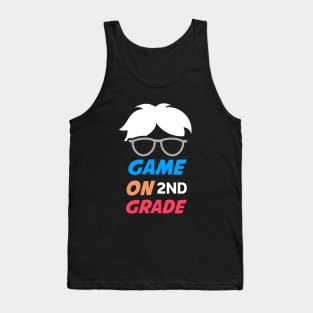 ame on grade 2ND shirt- Back To School-Video Game2nd Grade Level Video Game Tank Top